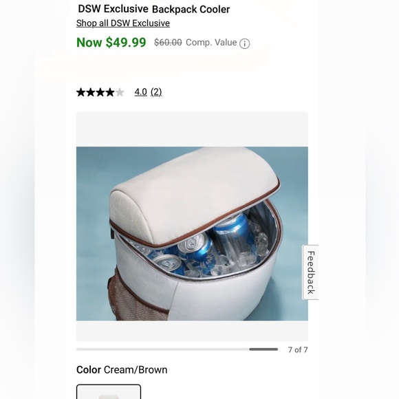 NWT Camuto DSW Exclusive Backpack Cooler - Picture 13 of 16